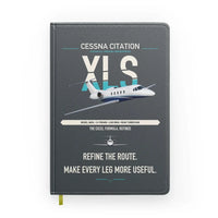 Thumbnail for Cessna Citation XLS design on gray notebook