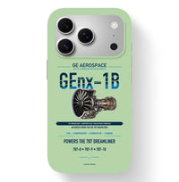 Thumbnail for GEnx-1B Case design on light green iphone case