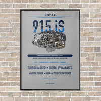 Thumbnail for 915 iS vertical canvas print - framed - light gray background