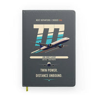 Thumbnail for Boeing 777-300ER design on gray notebook