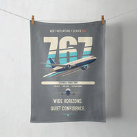 Thumbnail for Boeing 767-300ER design on gray towel