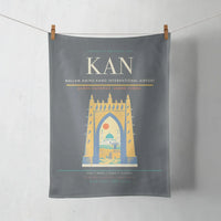 Thumbnail for Mallam Aminu Kano International Airport (KAN) design on gray towel