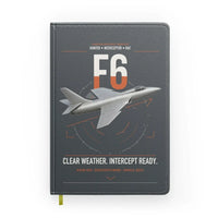 Thumbnail for Hawker Hunter F6 design on gray notebook