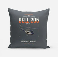 Thumbnail for Bell 205A-1++ design on gray pillow