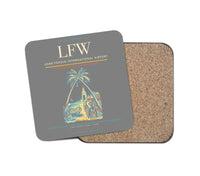Thumbnail for Lome-Tokoin International Airport (LFW) design on gray 1 piece coaster