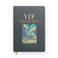 Thumbnail for Yellowknife Airport (YZF) design on gray notebook