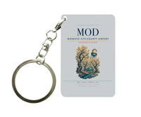 Thumbnail for Modesto City-County Airport (MOD) design on light gray key chain
