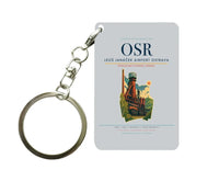 Thumbnail for Leoš Janáček Airport Ostrava (OSR) design on light gray key chain