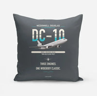 Thumbnail for McDonnell Douglas DC-10 design on gray pillow