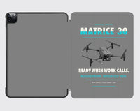 Thumbnail for DJI Matrice 30 design on gray ipad tablet case