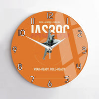 Thumbnail for Saab JAS 39C Gripen design on orange no frame wall clock