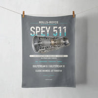 Thumbnail for SPEY 511 design on gray towel