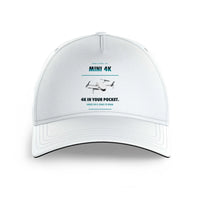Thumbnail for DJI Mini 4K design on white printed hat