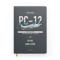 Thumbnail for Pilatus PC-12 PRO design on gray notebook