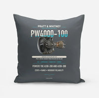 Thumbnail for PW4000-100 design on gray pillow