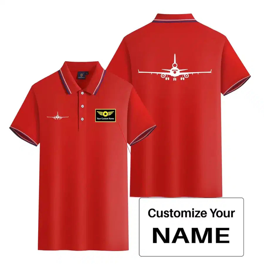 Customisable McDonnell Douglas MD-11 Polo Shirt - view 11