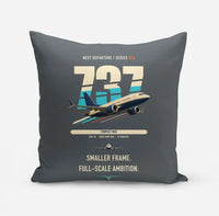 Thumbnail for Boeing 737 MAX 7 design on gray pillow