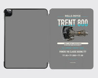 Thumbnail for TRENT 800 design on gray ipad tablet case
