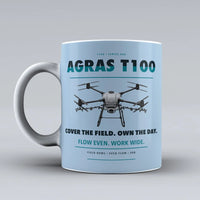 Thumbnail for Agras T100 Mug design on light blue dji