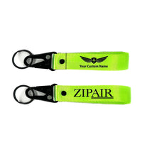 Thumbnail for Zipair Hawk-shaped key chain, Light Green+ NAME