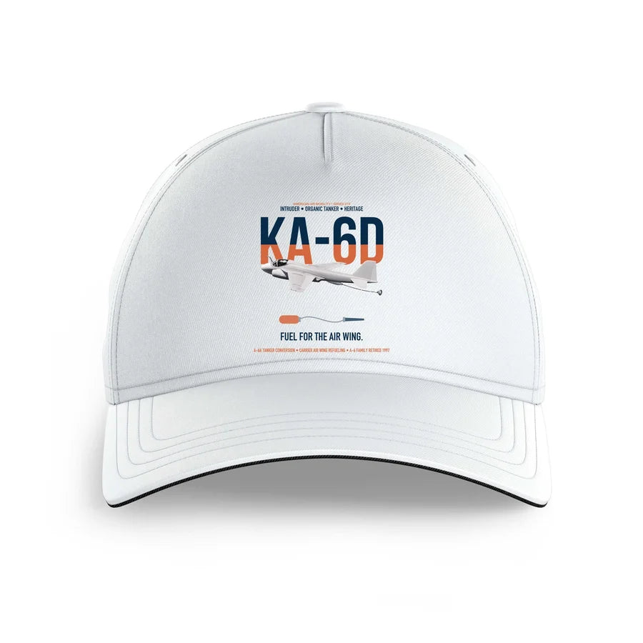 KA-6D Intruder design on white printed hat