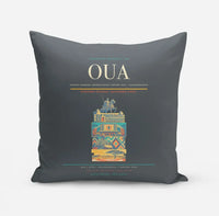 Thumbnail for Thomas Sankara International Airport (OUA) design on gray pillow