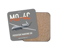 Thumbnail for MQ-4C Triton IFC-4 design on gray 1 piece coaster