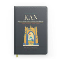 Thumbnail for Mallam Aminu Kano International Airport (KAN) design on gray notebook