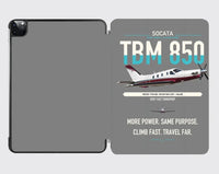 Thumbnail for Socata TBM 850 design on gray ipad tablet case