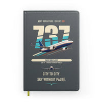 Thumbnail for Boeing 737 MAX 8 design on gray notebook
