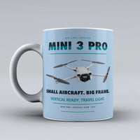 Thumbnail for Mini 3 Pro Mug design on light blue dji