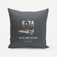 Thumbnail for E-7A Wedgetail design on gray pillow