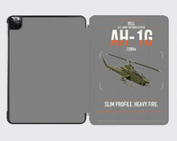 Thumbnail for Bell AH-1G Cobra design on gray ipad tablet case