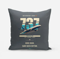 Thumbnail for Boeing 737 MAX 9 design on gray pillow