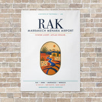 Thumbnail for Marrakech Menara Airport RAK vertical canvas print - no frame - white background