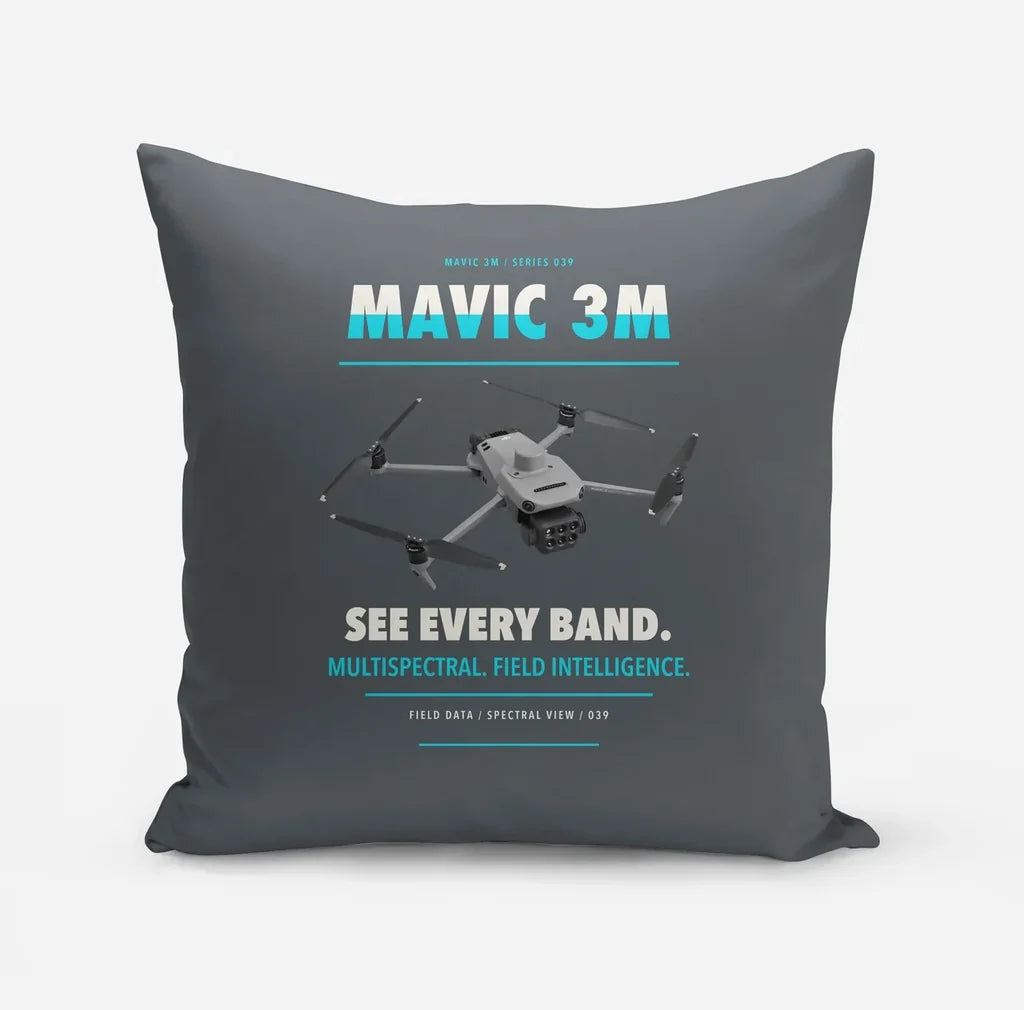 DJI Mavic 3 Multispectral design on gray pillow