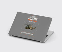 Thumbnail for Sikorsky HH-3E Jolly Green Giant design on gray MacBook case