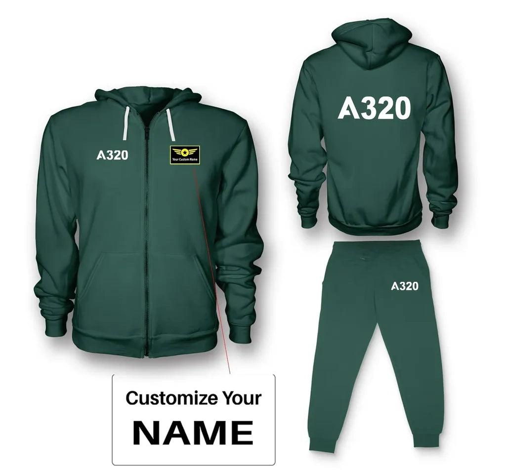 Customisable Airbus A320 Hoodie - view 11