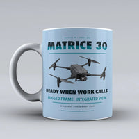 Thumbnail for Matrice 30 Mug design on light blue dji