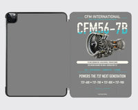 Thumbnail for CFM56-7B design on gray ipad tablet case