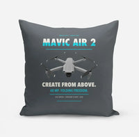 Thumbnail for DJI Mavic Air 2 design on gray pillow
