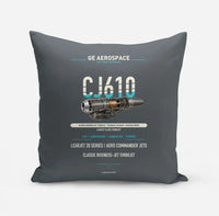 Thumbnail for CJ610 design on gray pillow