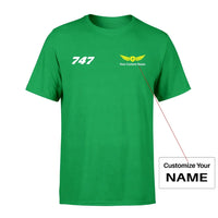 Thumbnail for Customisable Boeing 747 T-Shirt - view 11