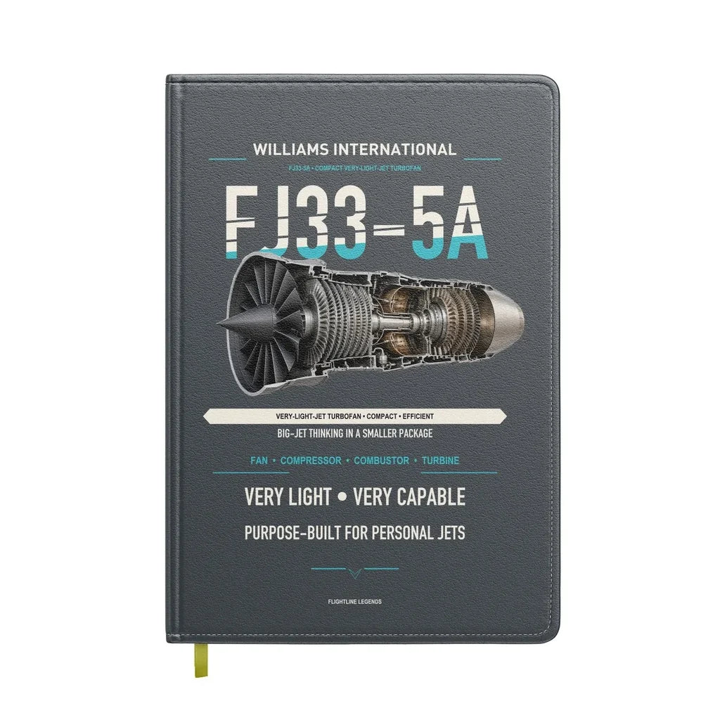 FJ33-5A design on gray notebook