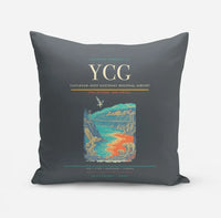 Thumbnail for Castlegar–West Kootenay Regional Airport (YCG) design on gray pillow