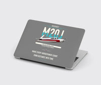Thumbnail for Mooney M20J 201 design on gray MacBook case