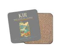 Thumbnail for Kerry Airport (KIR) design on gray 1 piece coaster