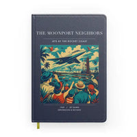 Thumbnail for VINTAGE G4129 - The Moonport Neighbors - Designed Notebooks design on navyblue