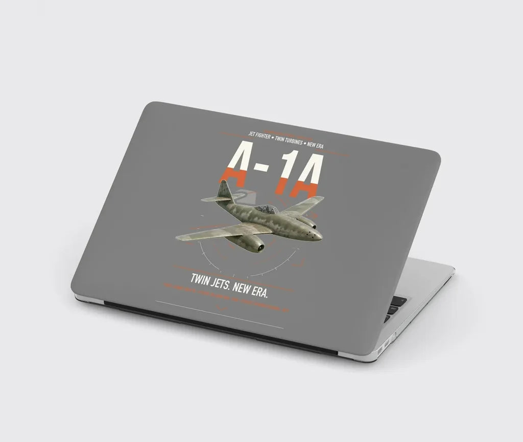 Messerschmitt Me 262A-1a design on gray MacBook case
