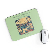 Thumbnail for VINTAGE G4336 - The Starlit Caravanserai - Designed Mouse Pads design on lightgreen rectangle